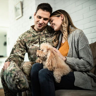 Homeowners celebrating after selling their property