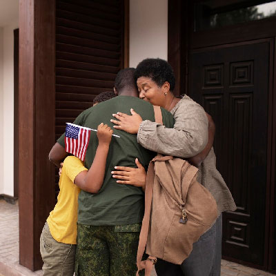 Homeowners celebrating after selling their property