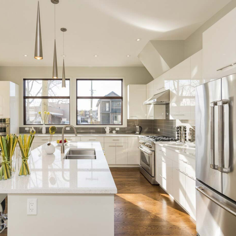 new-construction-modern-house-kitchen-2 New Construction Modern House Kitchen image